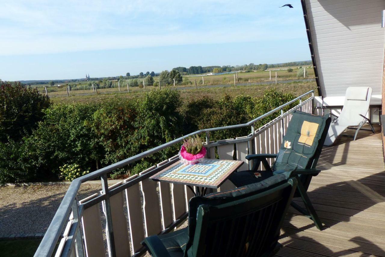 Ferienwohnung Rheinblick Bislich Wesel  Exteriör bild