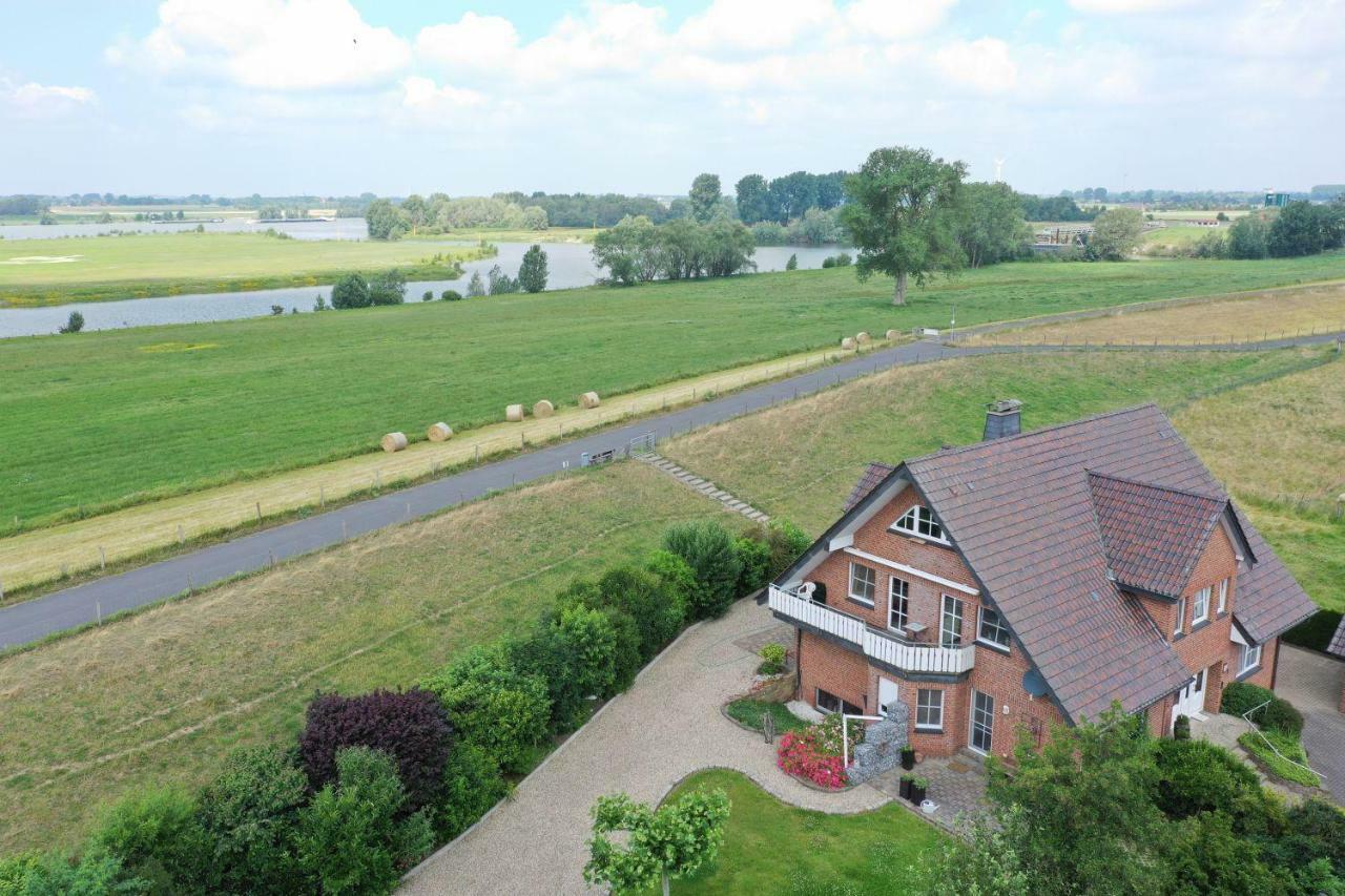 Ferienwohnung Rheinblick Bislich Wesel  Exteriör bild
